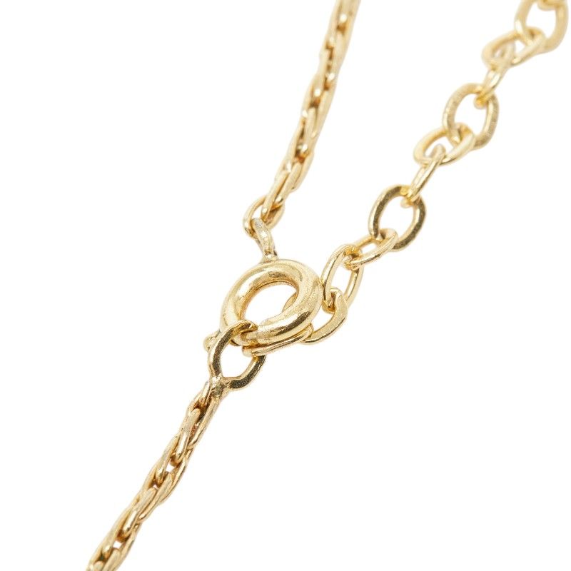 Dior Logo Necklace Gold Plated