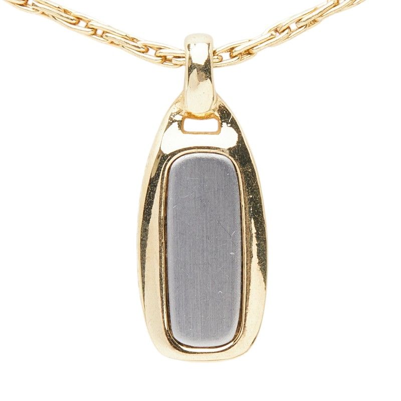 Dior Logo Necklace Gold Plated