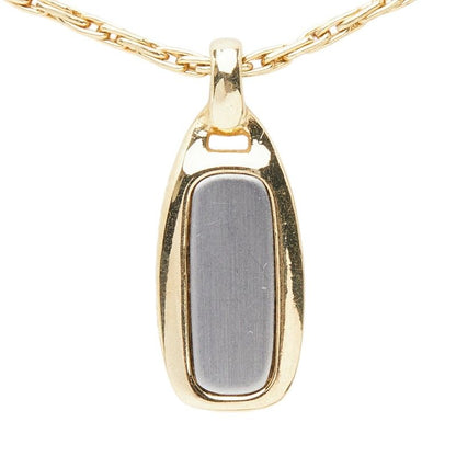 Dior Logo Necklace Gold Plated