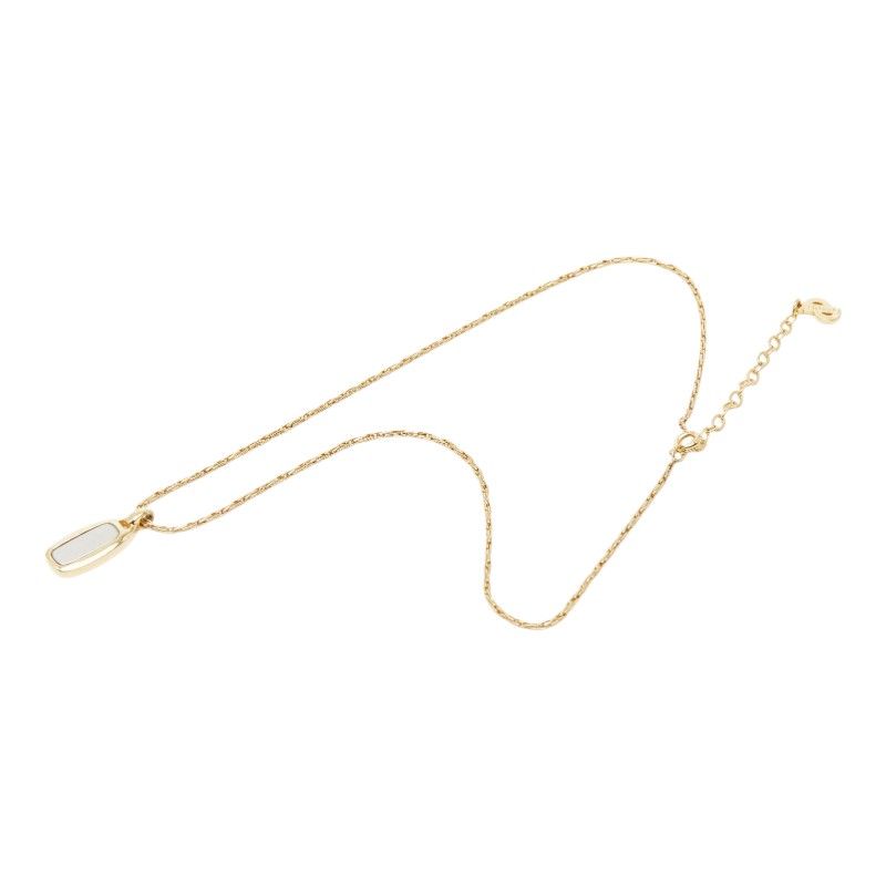 Dior Logo Necklace Gold Plated