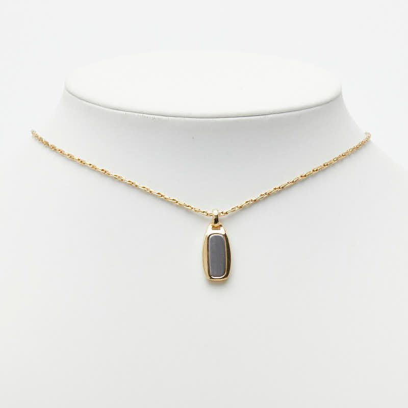 Dior Logo Necklace Gold Plated
