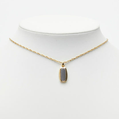 Dior Logo Necklace Gold Plated