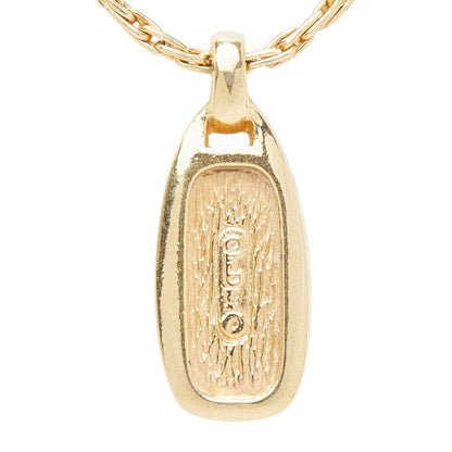 Dior Logo Necklace Gold Plated