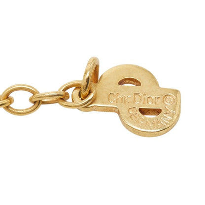 Dior Logo Necklace Gold Plated
