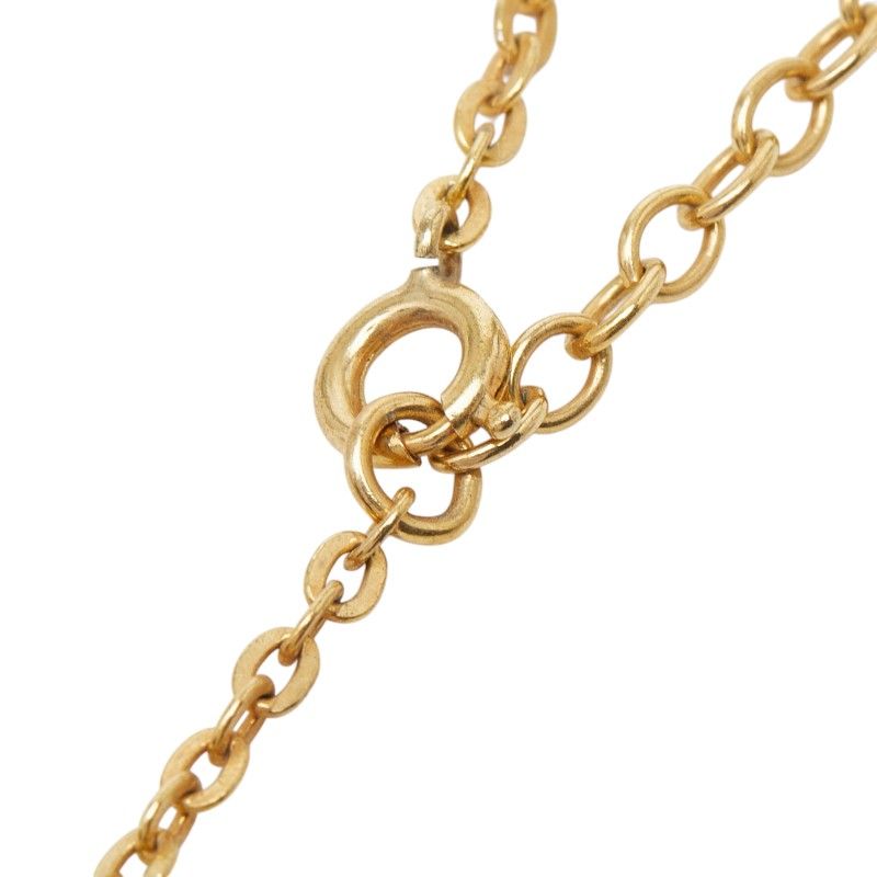 Dior Logo Necklace Gold Plated