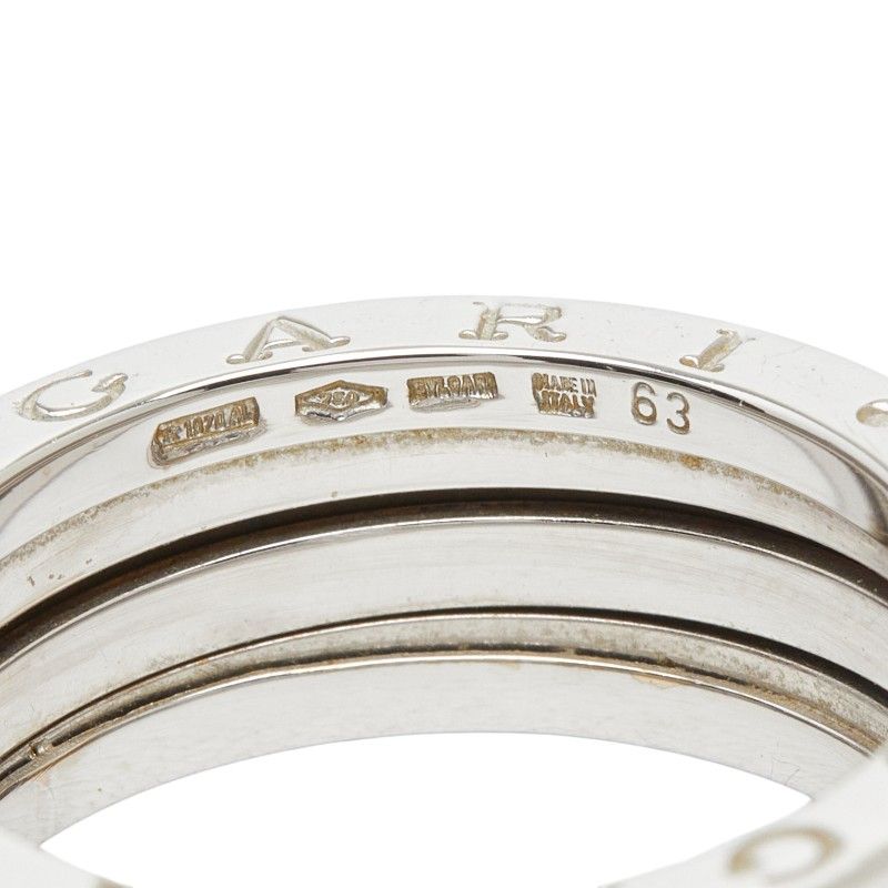 Bvlgari B-zero One Band Ring 63 18k White Gold
