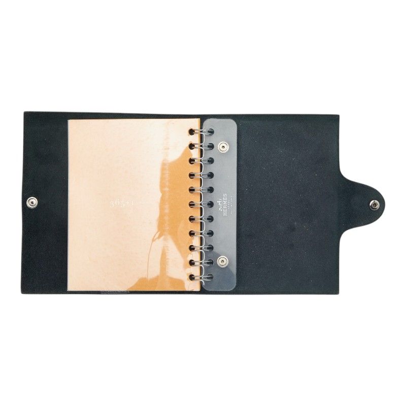 Hermes Ulysse PM Notebook Cover Black Taurillon Clemence Agenda