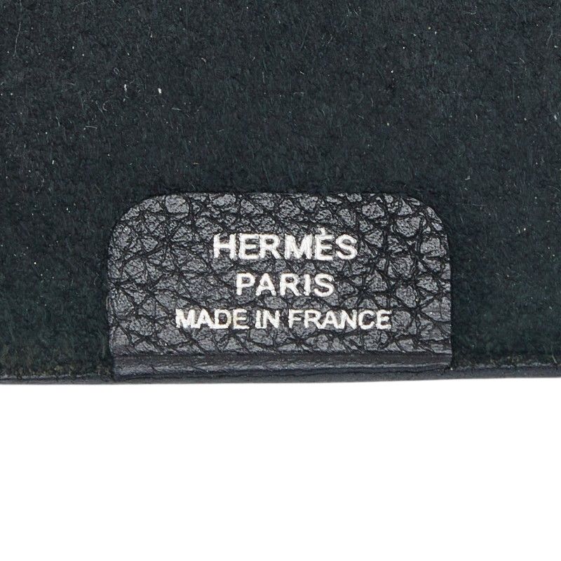 Hermes Ulysse PM Notebook Cover Black Taurillon Clemence Agenda