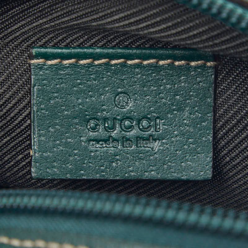 Gucci GG Canvas Pouch Case Beige Green