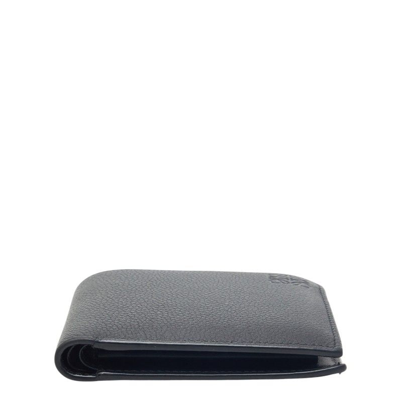 Loewe Anagram Bifold Wallet Black Leather