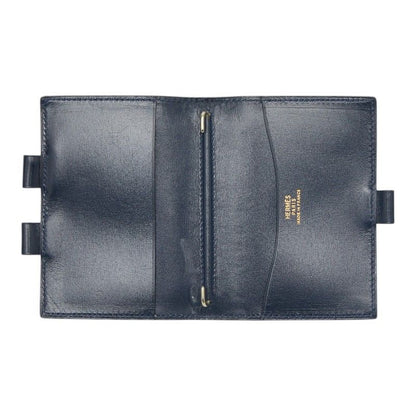 Hermes Ajanda PM Notebook Cover Navy Box Calf Agenda