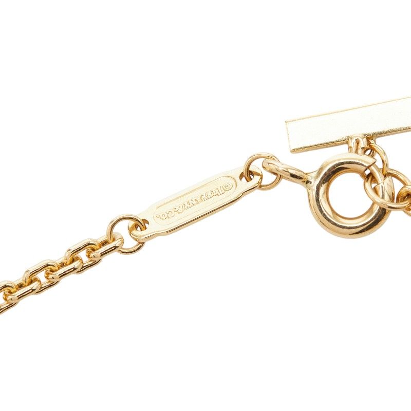 Tiffany & Co T One Circle Pendant Large Necklace 18k Yellow Gold