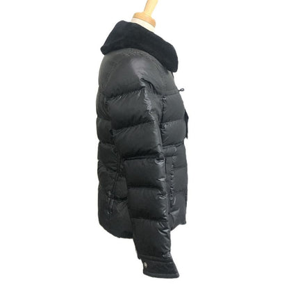 Prada Down Jacket Triangle Plate Nylon Black
