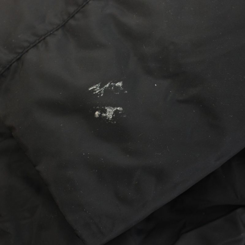 Max Mara S 'S Down Coat Reversible Hood with Ribbon Belt Black YT