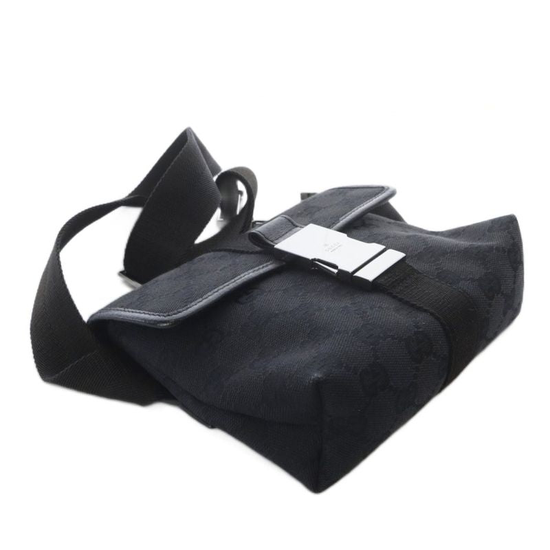 Gucci Waist Bag GG Canvas Black
