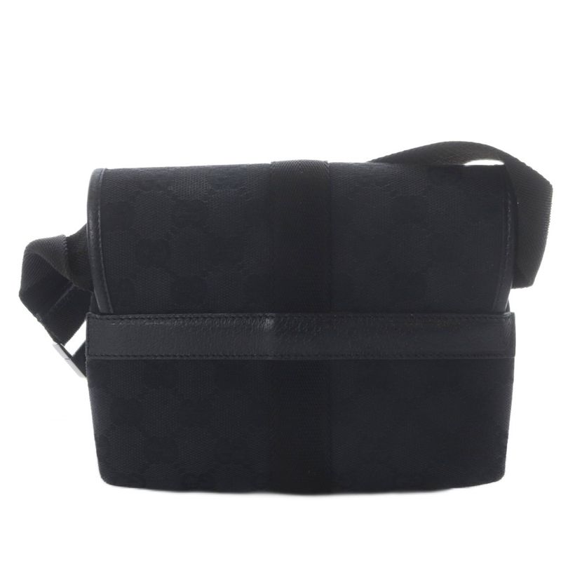 Gucci Waist Bag GG Canvas Black