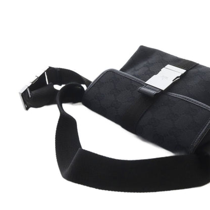 Gucci Waist Bag GG Canvas Black