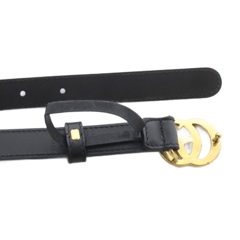 Gucci Double Slim Belt Black