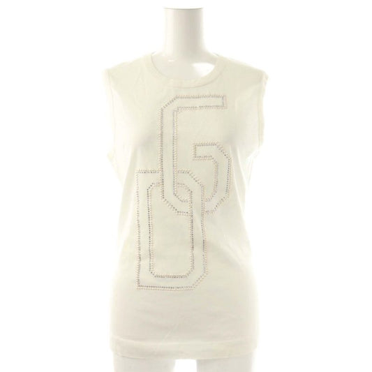 Dolce & Gabbana Logo Tank Top Line Stone 40 White MY