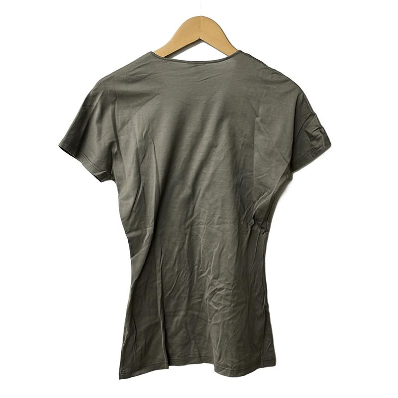 Hermes Short Sleeve T-Shirt S Dark Green Crew