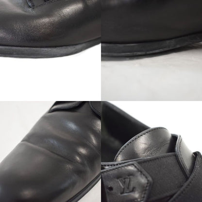 Louis Vuitton Business Shoes Dress Leather Logo Belt 8 Black