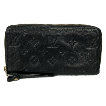 Louis Vuitton Wallet Monogram Empreinte Zippy Noir Black Leather