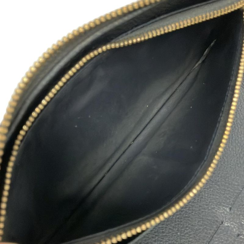 Louis Vuitton Wallet Monogram Empreinte Zippy Noir Black Leather