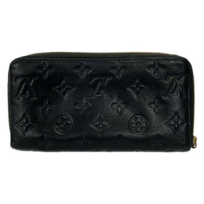 Louis Vuitton Wallet Monogram Empreinte Zippy Noir Black Leather