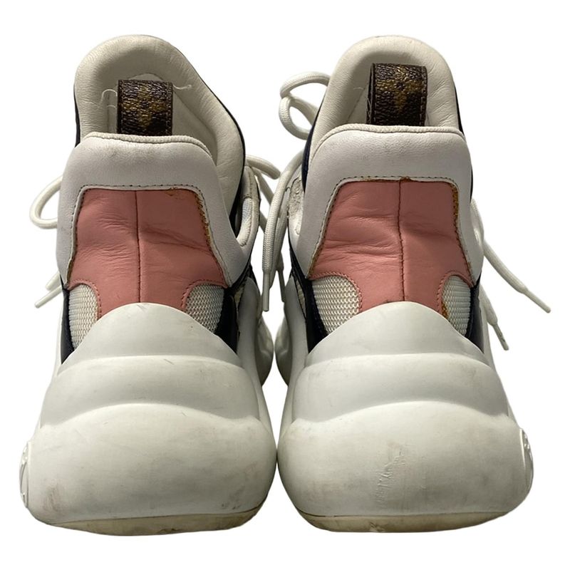 Louis Vuitton Sneakers 36.5 LV Aklite Line White Navy Multi