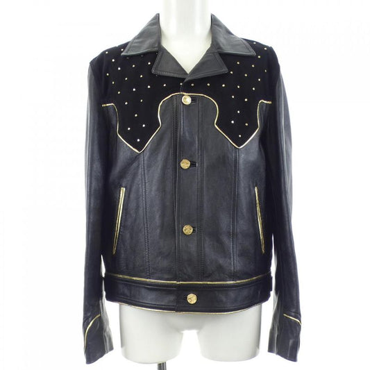 Celine Leather Jacket Gold