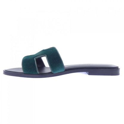 Hermes Oran Sandals Green