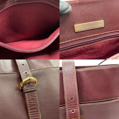 Cartier Shoulder Bag Must Have Line Gold Leather Bucket
