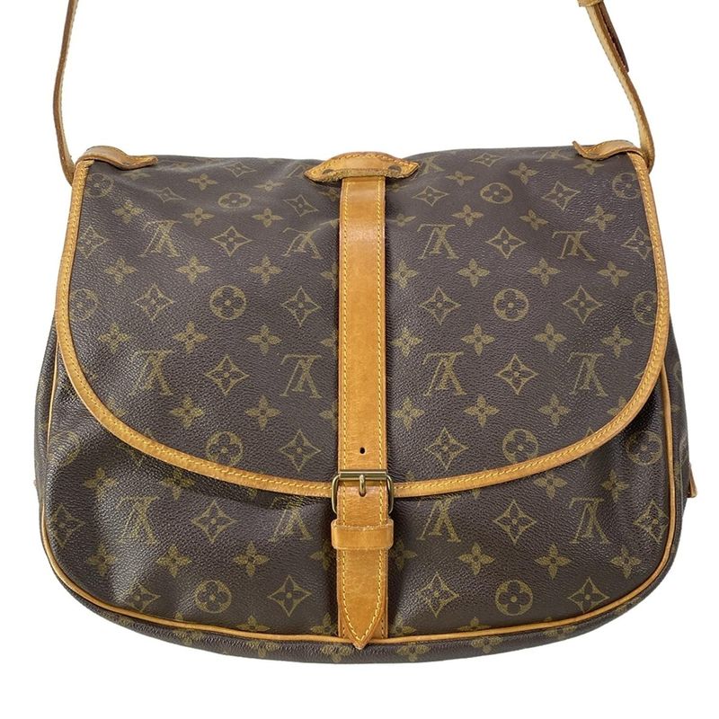 Louis Vuitton Shoulder Bag Monogram Saumur 35
