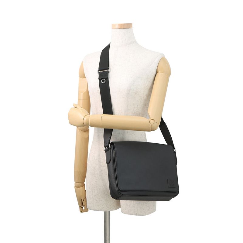 Louis Vuitton Shoulder Bag Damier Infini District PM Black