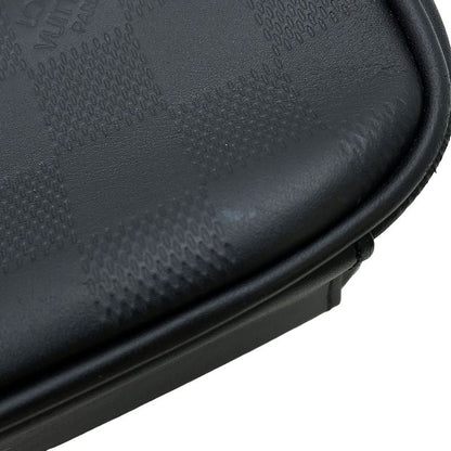 Louis Vuitton Shoulder Bag Damier Infini District PM Black