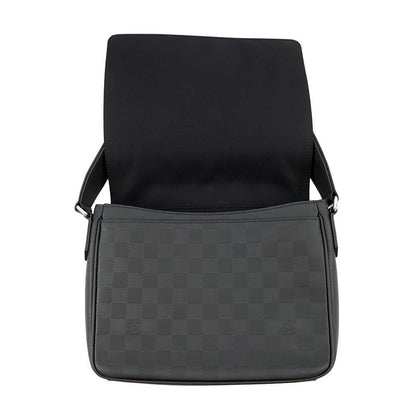 Louis Vuitton Shoulder Bag Damier Infini District PM Black