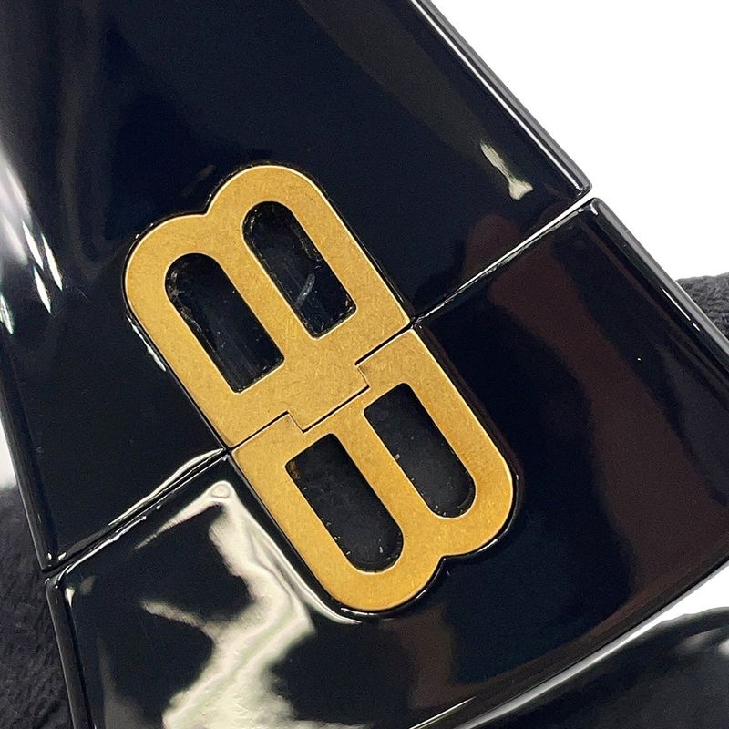 Balenciaga Sunglasses Hourglass Round Eyewear Black
