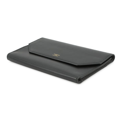 Balenciaga Wallet Envelope Slim Calf Leather Black