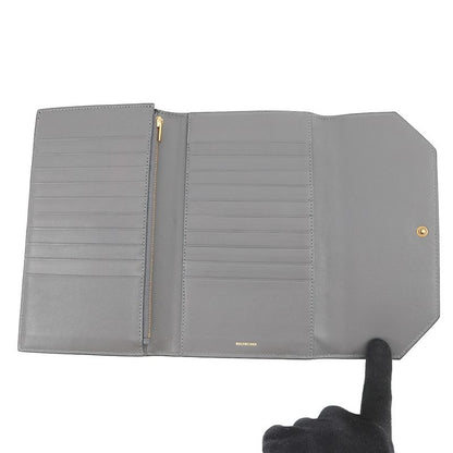 Balenciaga Wallet Envelope Slim Calf Leather Black