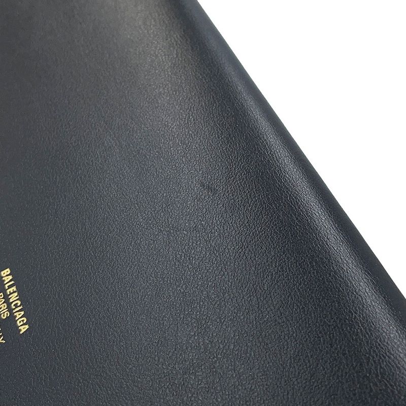 Balenciaga Wallet Envelope Slim Calf Leather Black