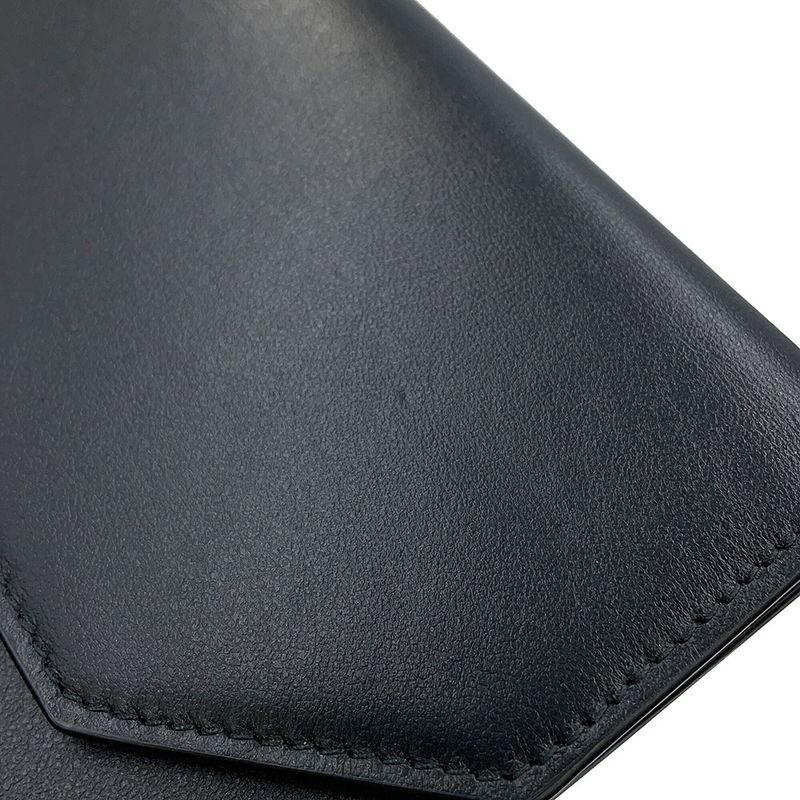 Balenciaga Wallet Envelope Slim Calf Leather Black