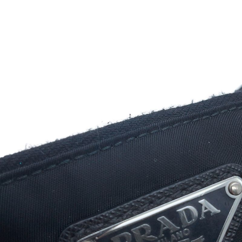 Prada Belt Bag Re-Nylon Saffiano Bag Black