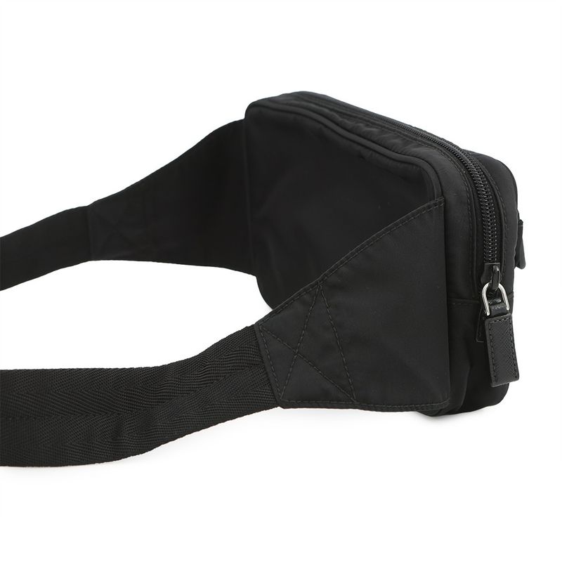 Prada Belt Bag Re-Nylon Saffiano Bag Black