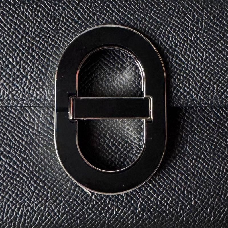 Hermes Chaine D'ancre to Go Black Epsom Wallet