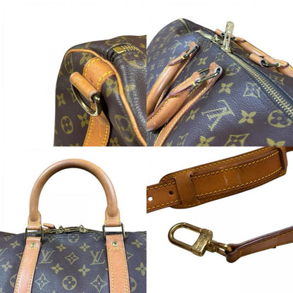Louis Vuitton Keepall Monogram Shoulder Bag Canvas Brown