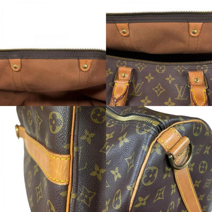 Louis Vuitton Keepall Monogram Shoulder Bag Canvas Brown