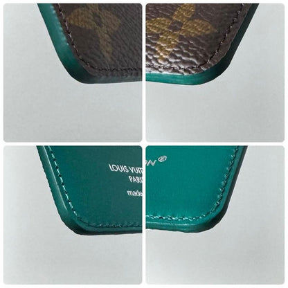 Louis Vuitton Card Holder Magnet Monogram Macassar