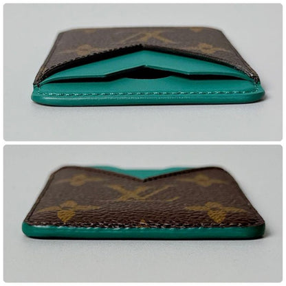 Louis Vuitton Card Holder Magnet Monogram Macassar