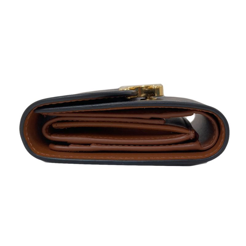 Celine Triomphe Bifold Wallet Leather