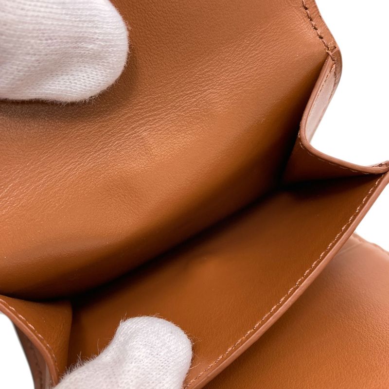 Celine Triomphe Bifold Wallet Leather